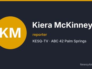 Kiera McKinney, reporter, KESQ-TV