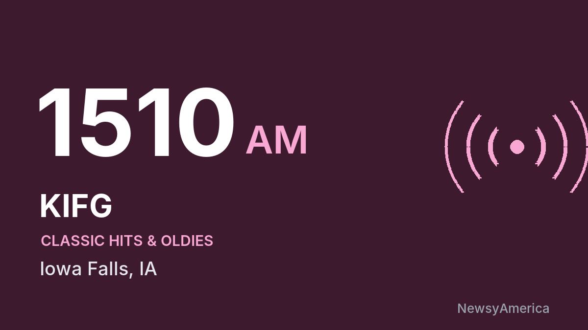 KIFG 1510 AM – Iowa Falls