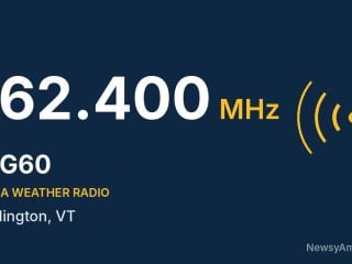 KIG60 NOAA Weather Radio 162.400 MHz, Burlington, VT