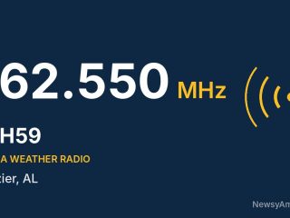 KIH59 NOAA Weather Radio 162.550 MHz, Dozier, AL