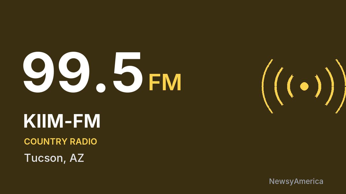 KIIM-FM 99.5 FM – Tucson