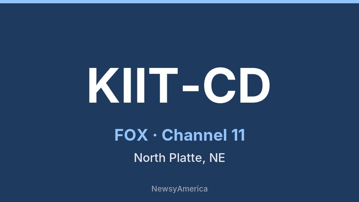 KIIT-CD – FOX 11 North Platte