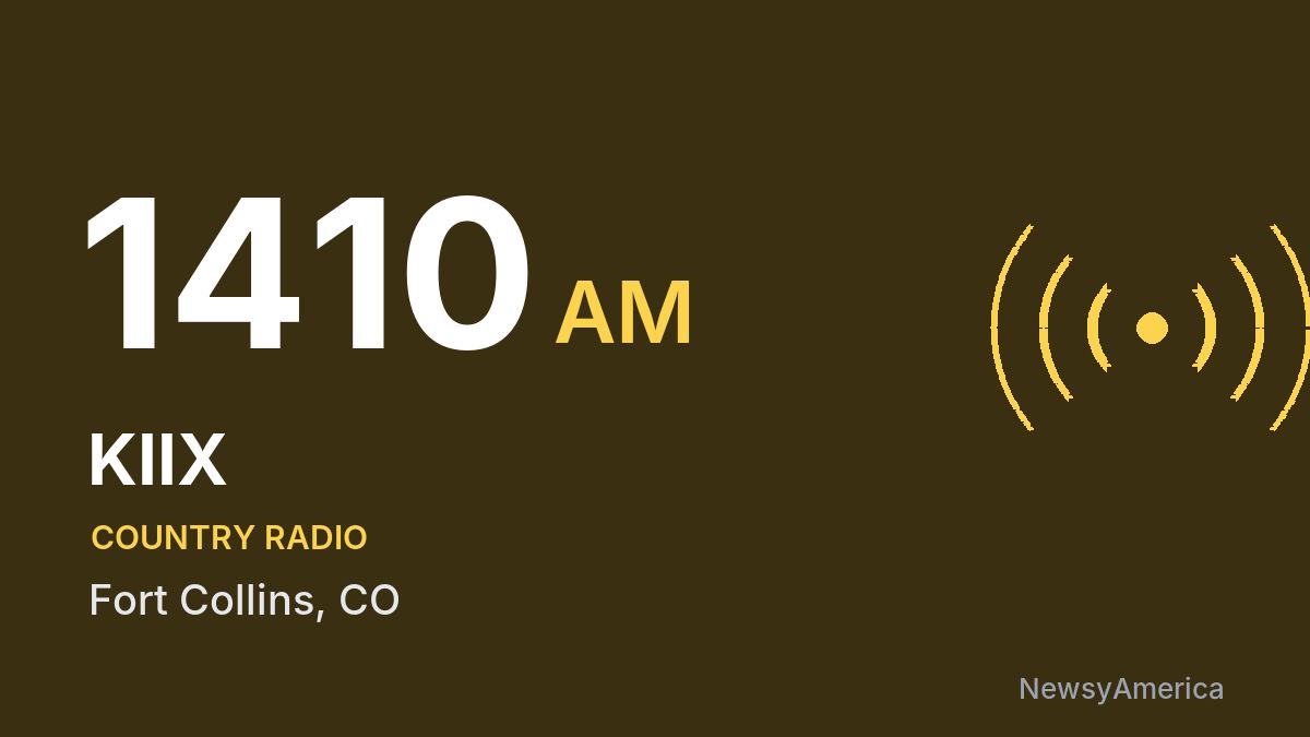 KIIX 1410 AM – Fort Collins