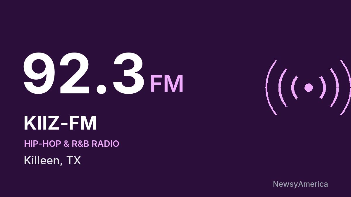 KIIZ-FM 92.3 FM – Killeen