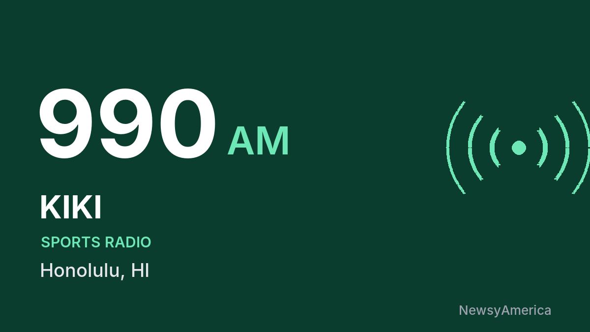 KIKI 990 AM – Honolulu