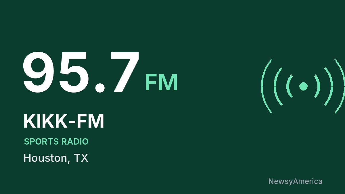 KIKK-FM 95.7 FM – Houston