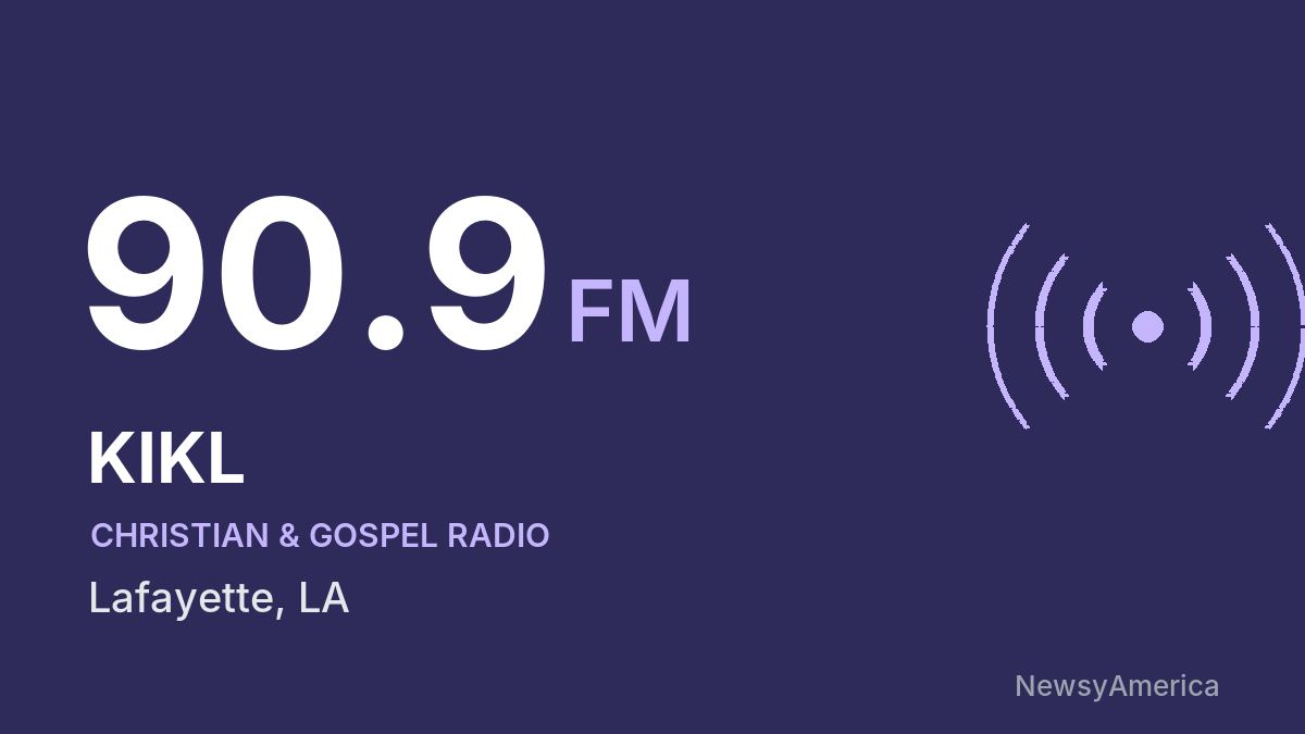KIKL 90.9 FM – Lafayette