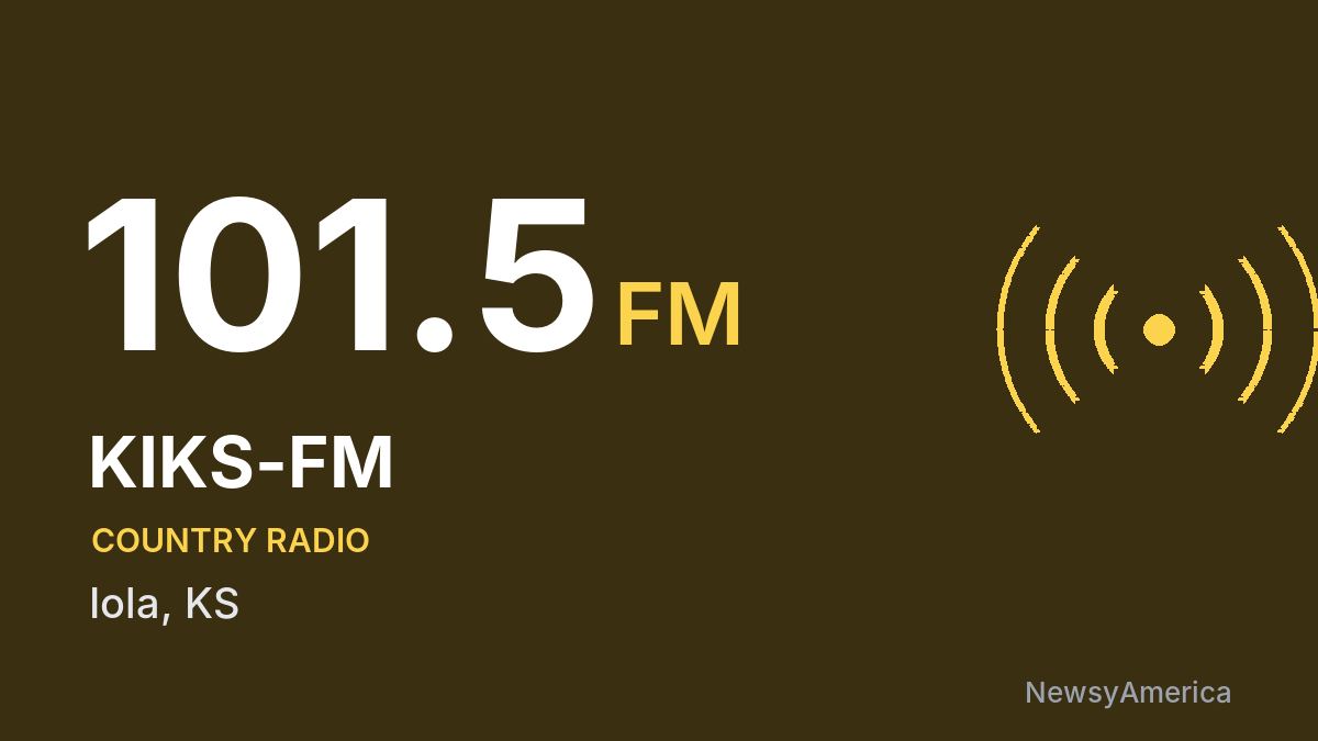 KIKS-FM 101.5 FM – Iola
