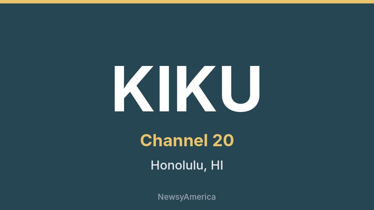 KIKU – Channel 20 Honolulu