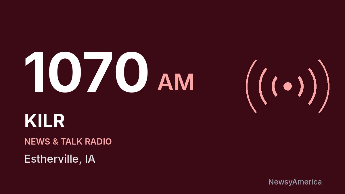 KILR 1070 AM – Estherville