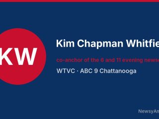 Kim Chapman Whitfield, co-anchor of the 6 and 11 evening newscasts, WTVC