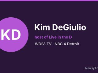 Kim DeGiulio, host of Live in the D, WDIV-TV