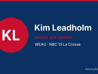 Kim Leadholm, anchor and reporter, WEAU