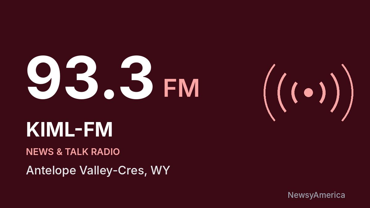 KIML-FM 93.3 FM – Antelope Valley-Cres
