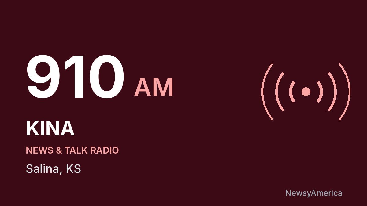 KINA 910 AM – Salina