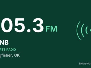 KINB 105.3 FM, Kingfisher, OK