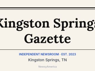 Kingston Springs Gazette, Kingston Springs, TN
