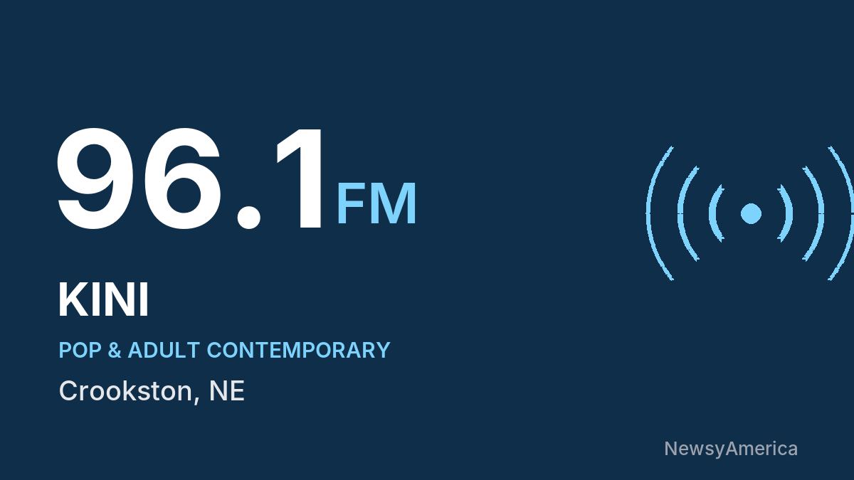 KINI 96.1 FM – Crookston