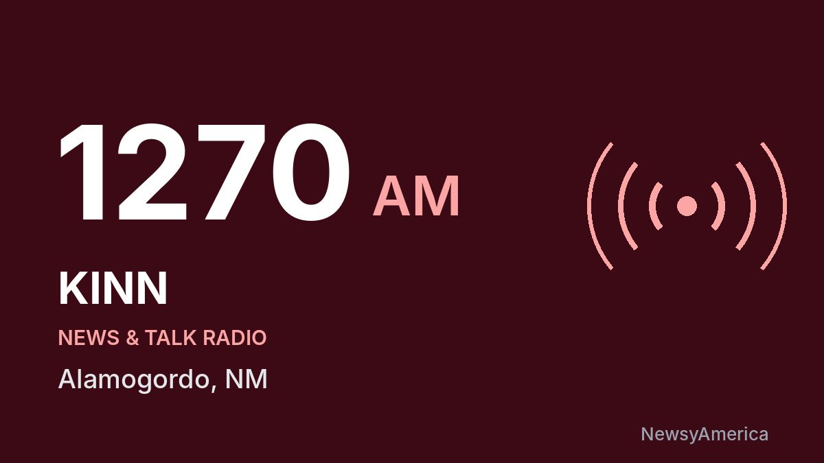 KINN 1270 AM – Alamogordo