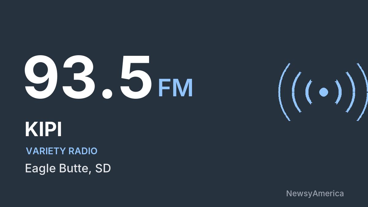 KIPI 93.5 FM – Eagle Butte