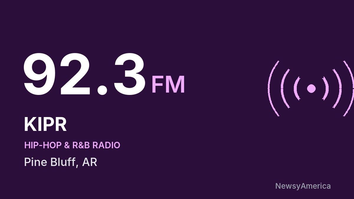 KIPR 92.3 FM – Pine Bluff