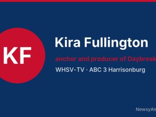 Kira Fullington, anchor and producer of Daybreak, WHSV-TV