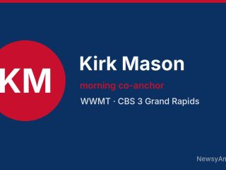 Kirk Mason, morning co-anchor, WWMT