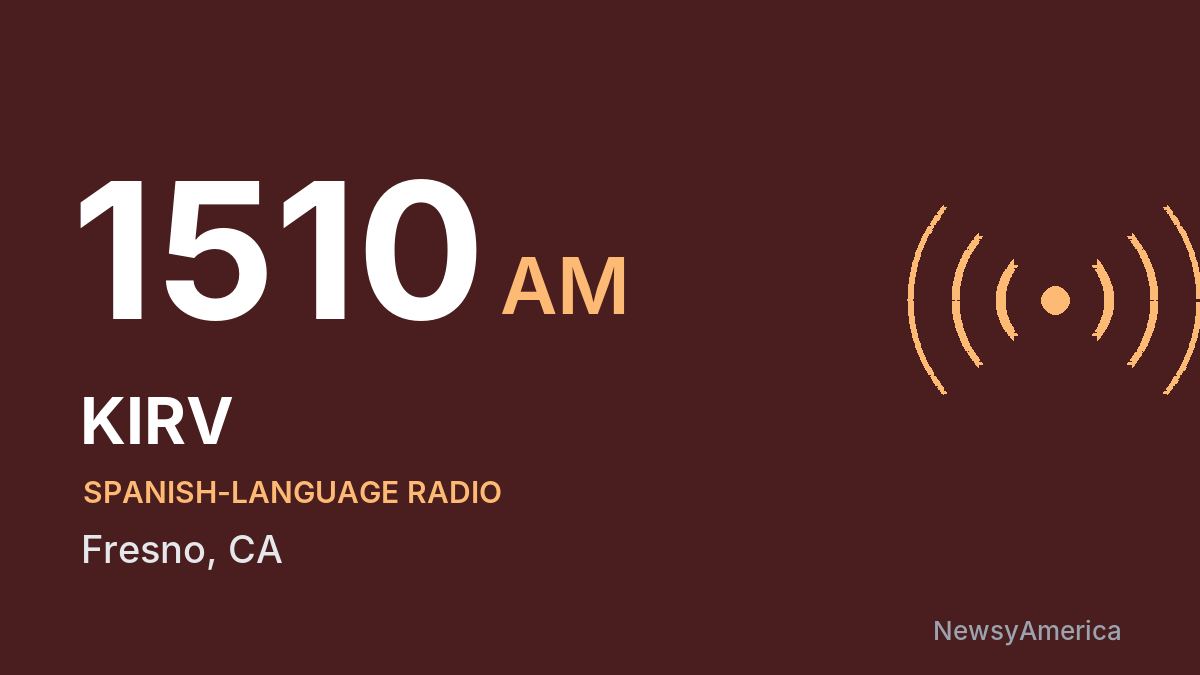 KIRV 1510 AM – Fresno
