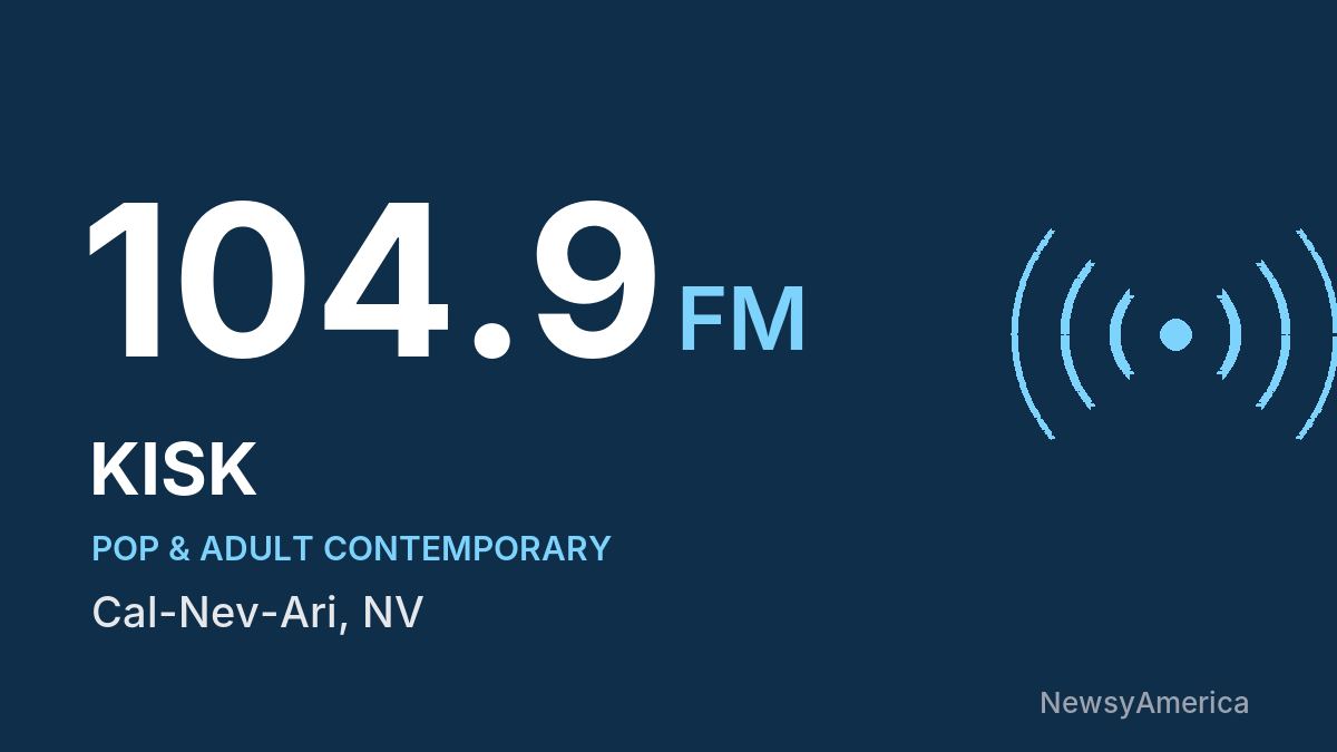 KISK 104.9 FM – Cal-Nev-Ari