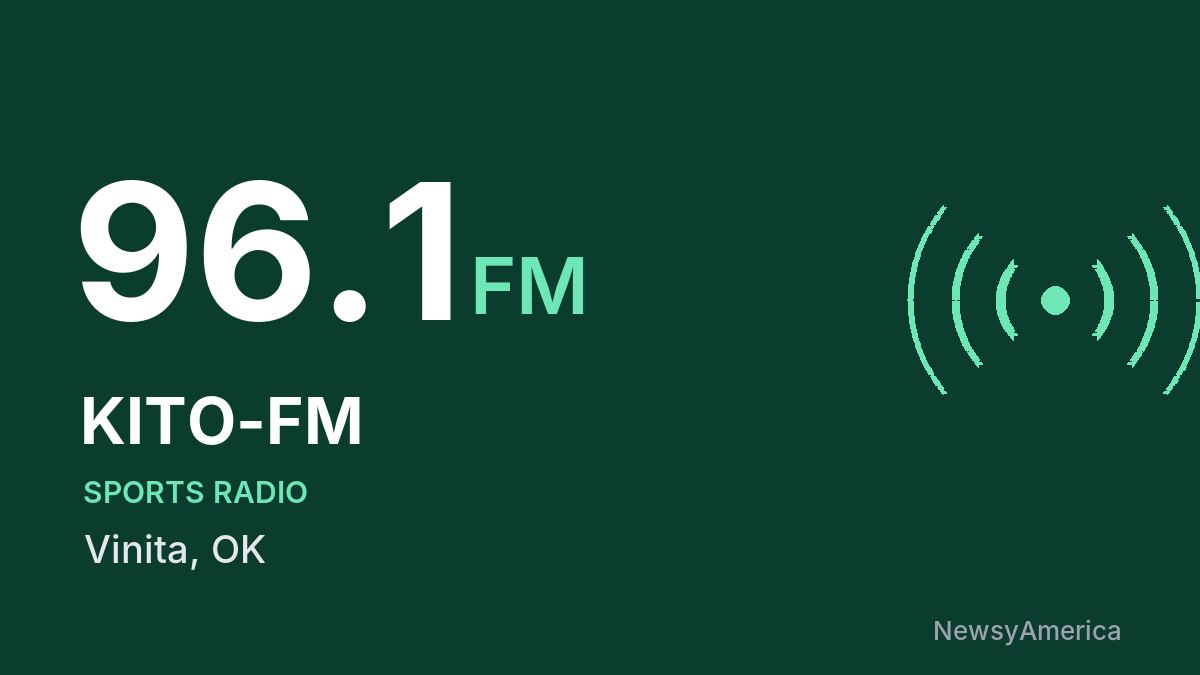 KITO-FM 96.1 FM – Vinita