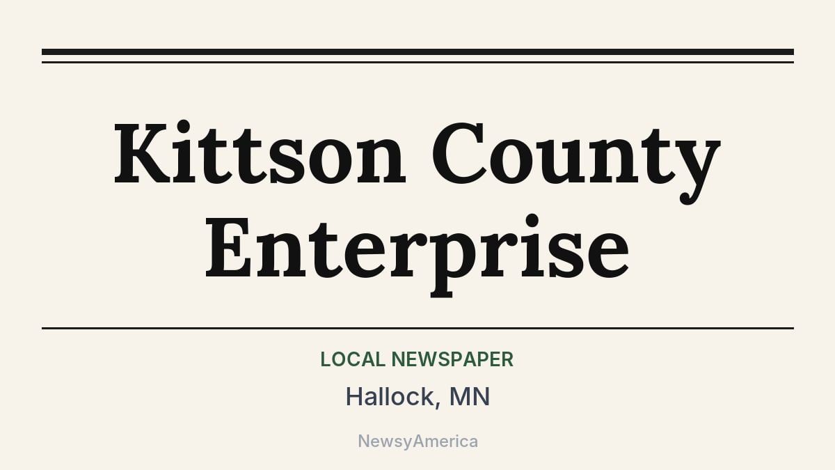 Kittson County Enterprise – Hallock, MN