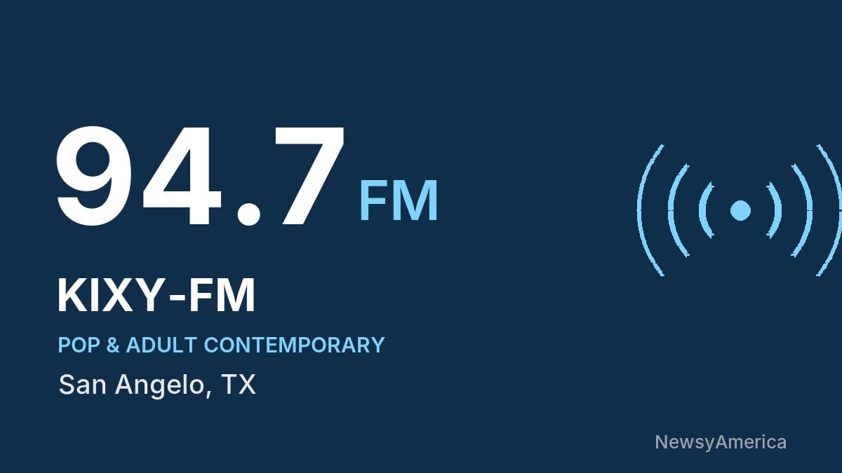 KIXY-FM 94.7 FM – San Angelo