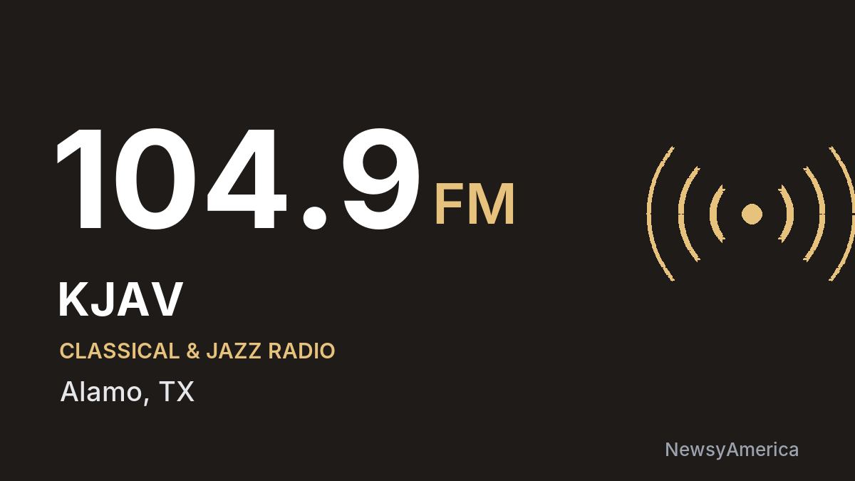 KJAV 104.9 FM – Alamo