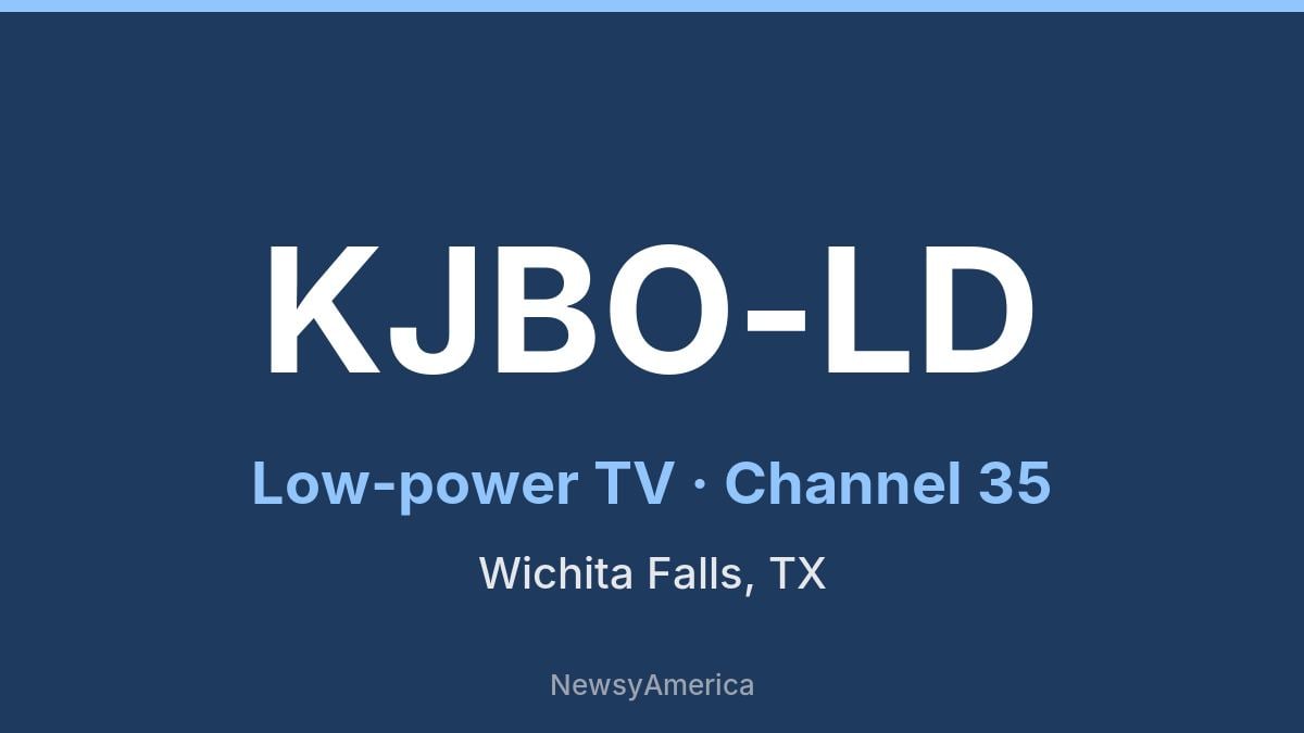 KJBO-LD – Channel 35 Wichita Falls