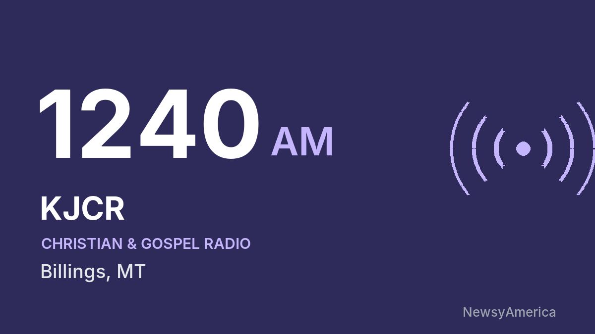 KJCR 1240 AM – Billings