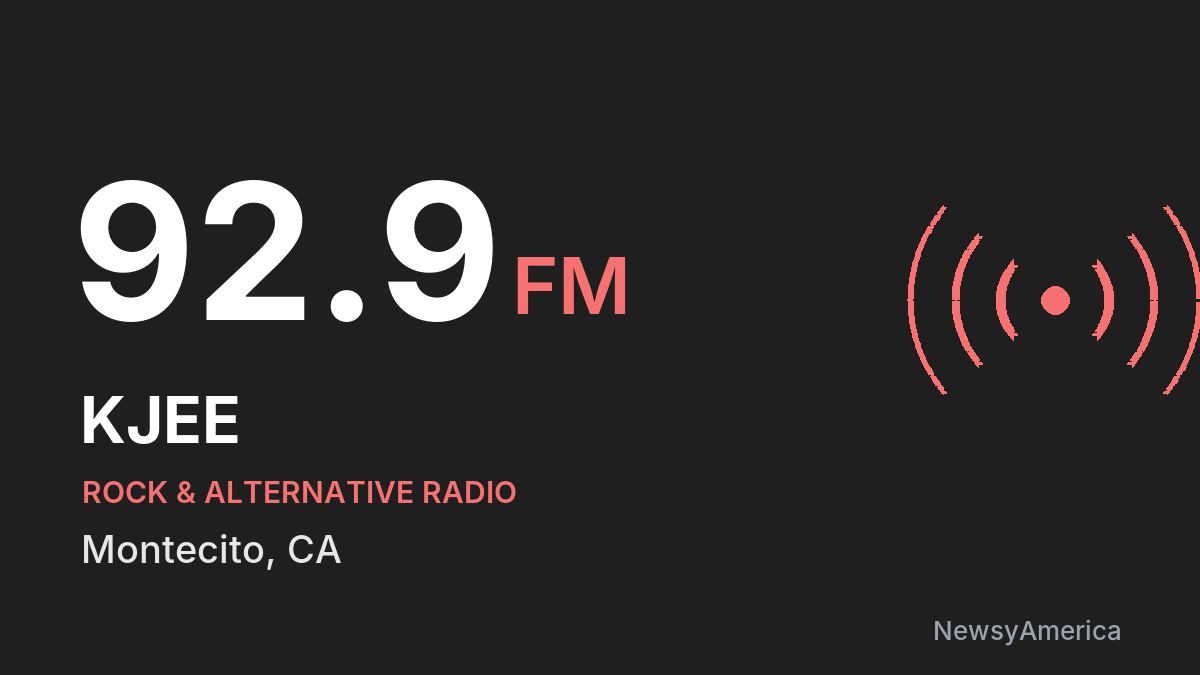 KJEE 92.9 FM – Montecito