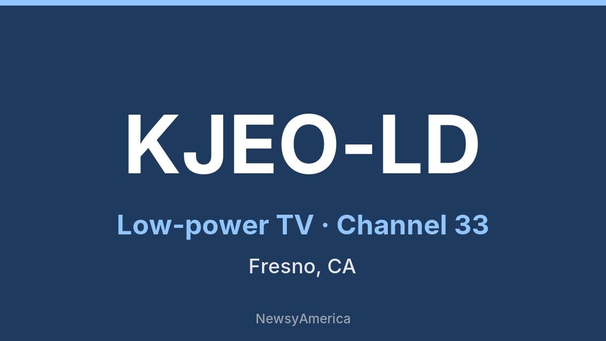 KJEO-LD – Channel 33 Fresno