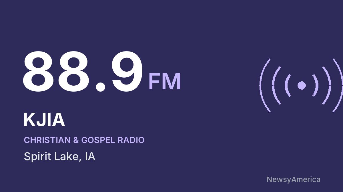 KJIA 88.9 FM – Spirit Lake
