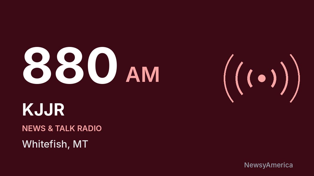 KJJR 880 AM – Whitefish