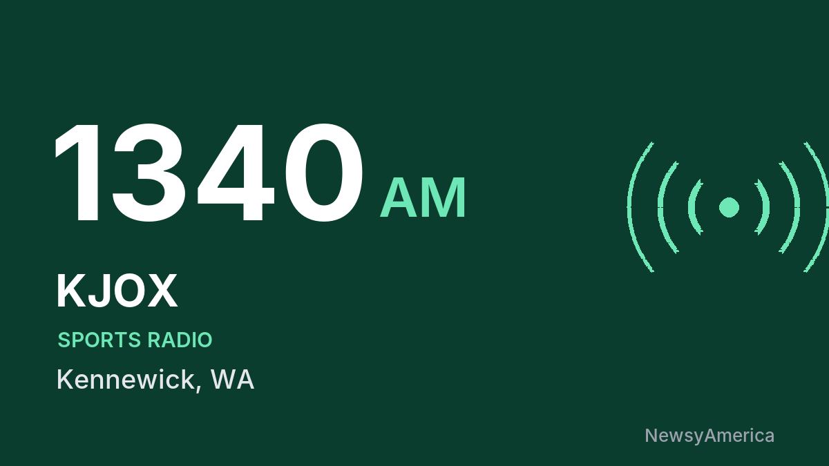 KJOX 1340 AM – Kennewick
