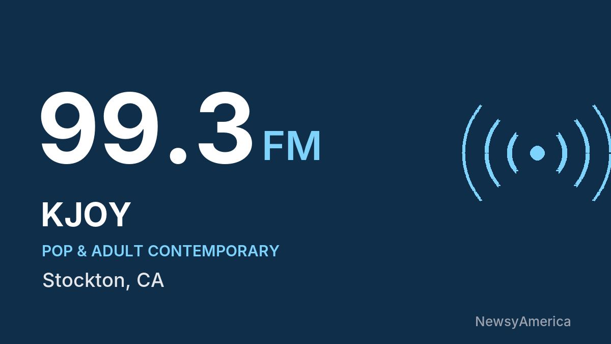 KJOY 99.3 FM – Stockton