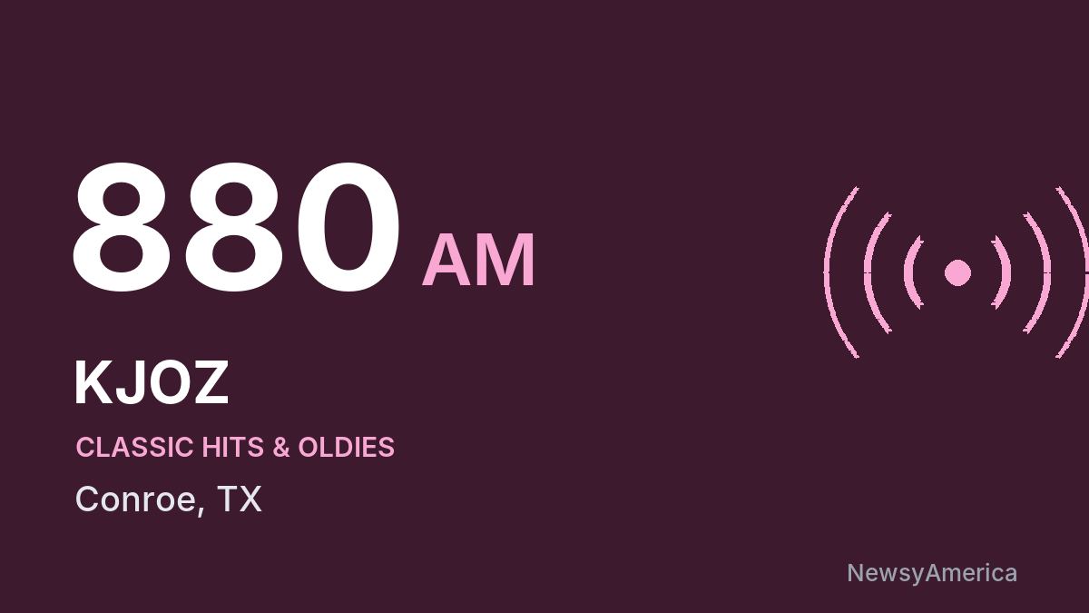 KJOZ 880 AM – Conroe