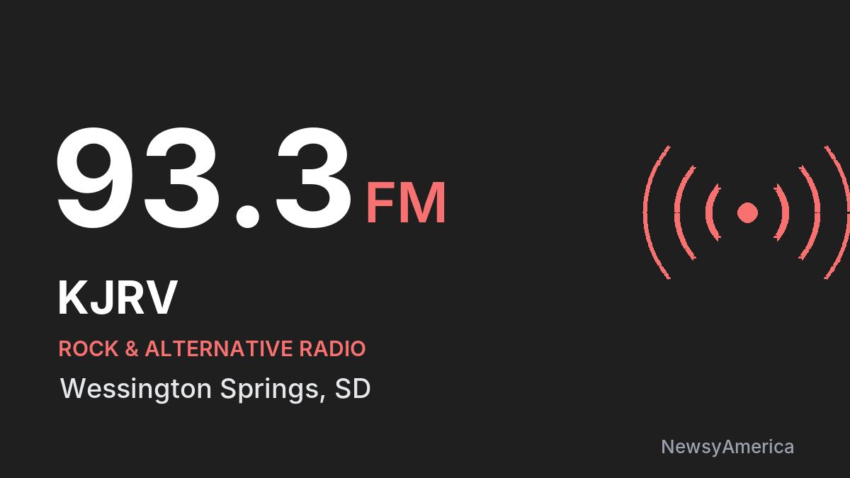 KJRV 93.3 FM – Wessington Springs