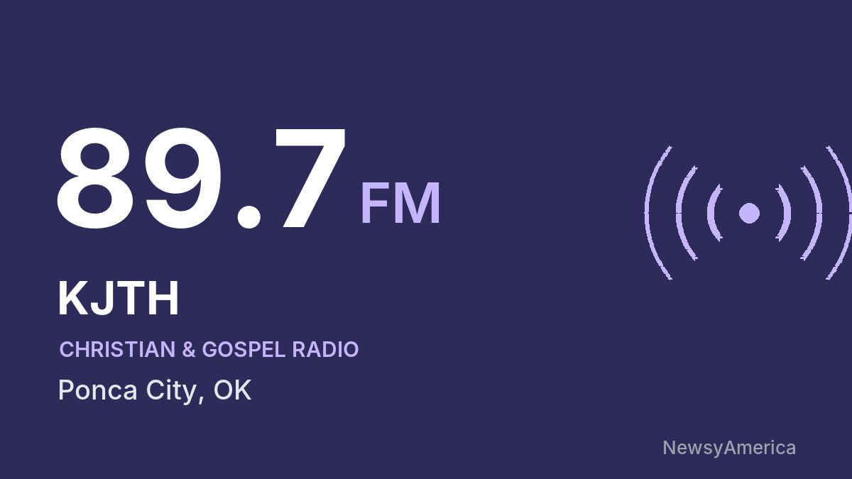 KJTH 89.7 FM – Ponca City