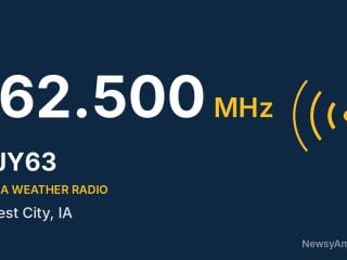 KJY63 NOAA Weather Radio 162.500 MHz, Forest City, IA