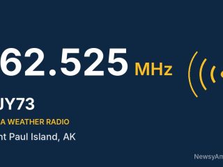 KJY73 NOAA Weather Radio 162.525 MHz, Saint Paul Island, AK