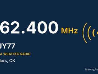 KJY77 NOAA Weather Radio 162.400 MHz, Antlers, OK