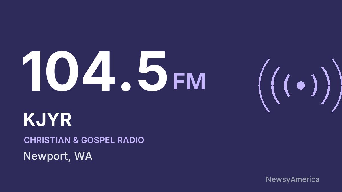 KJYR 104.5 FM – Newport