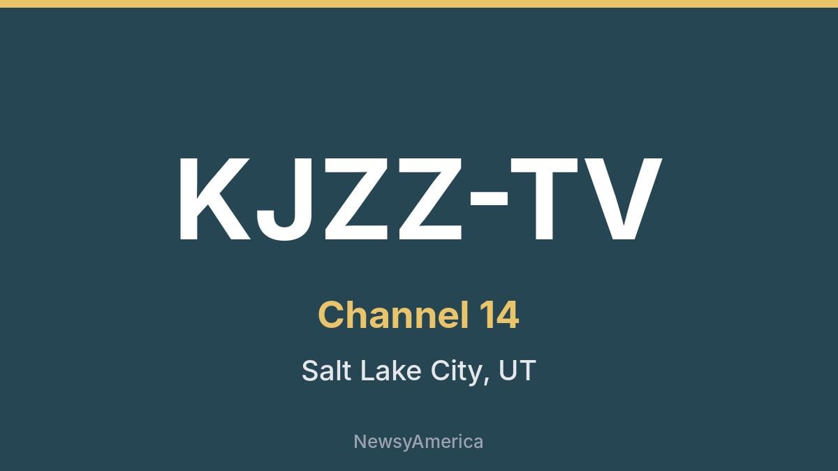 KJZZ-TV – Channel 14 Salt Lake City