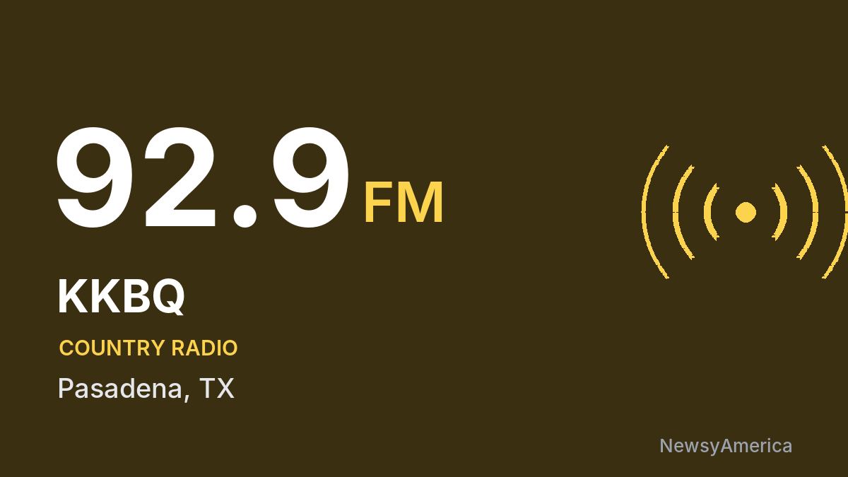 KKBQ 92.9 FM – Pasadena